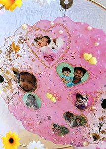 Resin hoop rotating frames