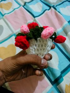 Handmade Crochet Floral mini Coasters