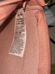 miniso  Pink Shoulder Bag with Chain