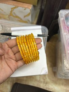 Honey Tiger-Stripe Glass-Look Stack