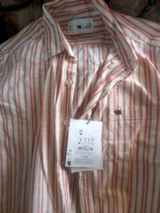 Men's Striped Button-Down Shirt