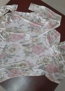 Floral Print Open Suncoat /Shrug / jacket