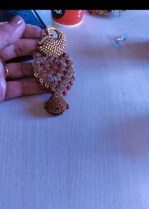 Peacock Design Jhumka Earrings