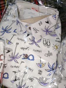 Men's Tropical Print Casual Shirt