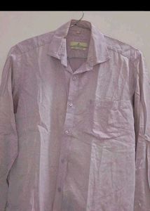 Men's Lavender Button-Down Shirt