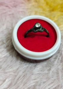 Heart Shape Ring with CZ Stone