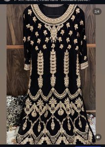 Black heavy Gown