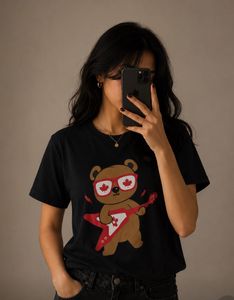 Cute Bear Graphic T-Shirt