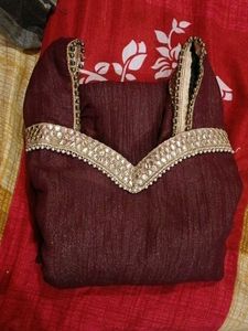Elegant Maroon Kurta