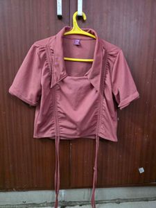 Chic Ruched Crop Top