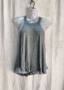 Grey Flowy Tank Top