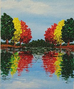 Acrylic Canvas Painting