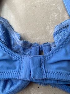 Marks &amp; Spencer Blue Lace Detail Bra