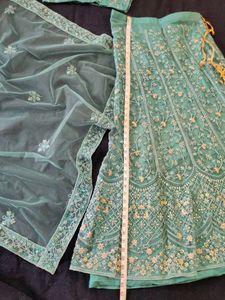 Heavy Zardozi &amp; Resham Embroidery Lehenga
