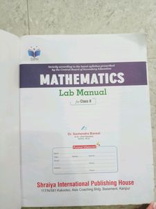 MATHEMATICS ( Lab Manual ). Class 8th
