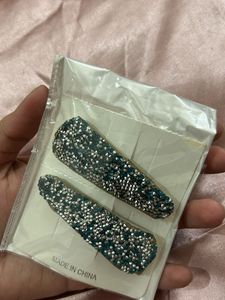 Sparkling Rhinestone Hair Clips