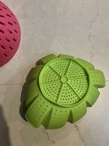 silicone strainer and poly set colander