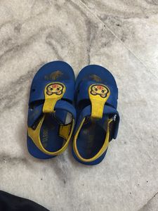 Cute Blue & Yellow Sandals