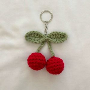 Cute Cherry Keychain