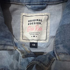 Original #Design. Girls Rule Denim Jacket