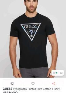 Guess Black T-shirt with Logo