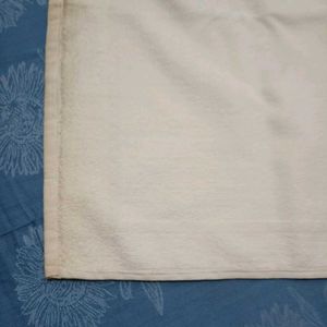 Plain White Bath Towel