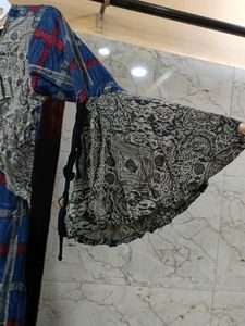 Stylish Plaid Kurta Set