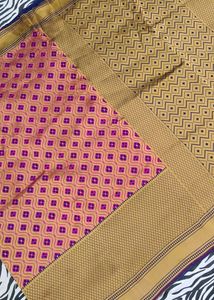 multi colour Banarasi  Silk pattu saree