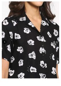 Mickey Mouse Print Top