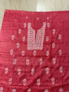 Pure Lucknowi kurta unstitched