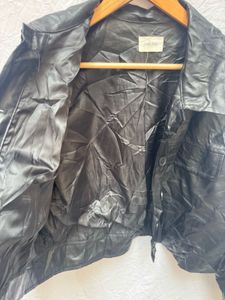 Black Faux Leather Jacket