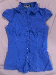 y2k fitted  button  shirt💙