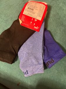 Puma Quarter Socks -3 Pair