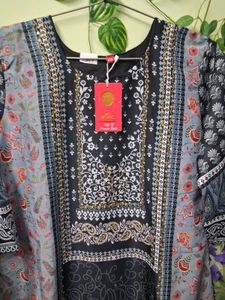 Printed Kurta Set with Dupatta L and xxl