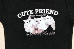 Cute Cat Graphic T-Shirt