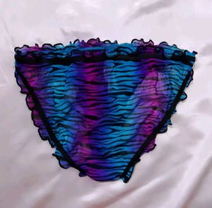 Funky Zebra Print Briefs panty