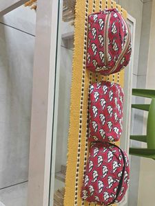 Set of 3 Paisley Print Pouches