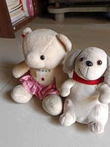 Cute Teddy Bear and Dog Plush Toys