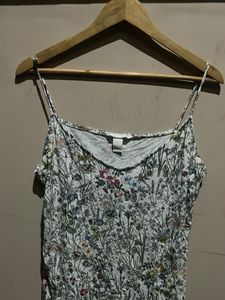 Floral Print Spaghetti Strap Top