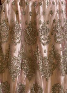 Elegant Pink Embroidered Lehenga Set