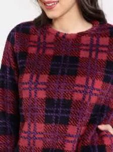 Zivame Cozy Plaid Pajama Set