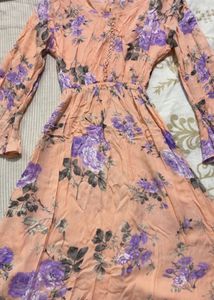 NEW Elegant Floral Print Dress