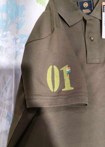 Royal Enfield Men's Olive Polo T-Shirt