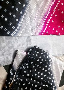 Pure Bandhej Art Silk Suit