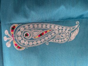 Kashmiri Tilla Silk Suit