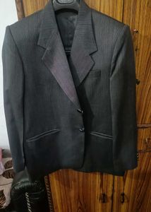 Men's Charcoal Grey Formal Blazer | Size 42 (L)