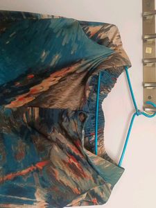 Premium Abstract Print Button-Up Shirt