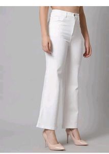 White Wide Leg Jeans