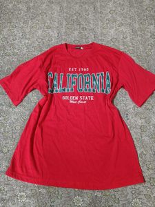 Red California Graphic T-Shirt