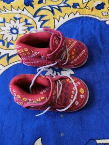 Cute Red Baby Shoes